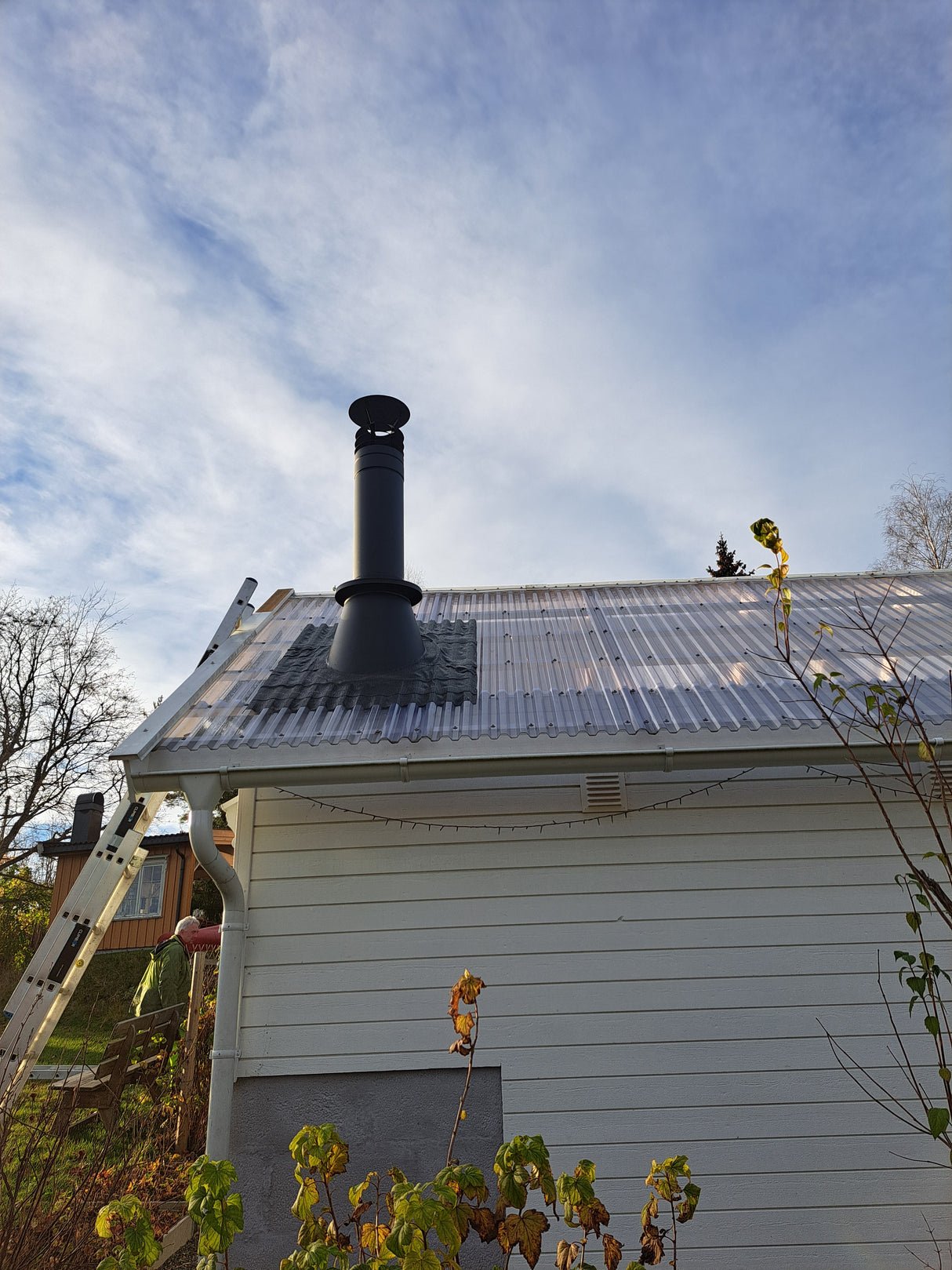 Takinndekning Easyform Duk 31-45 grader utv dim Ø270mm - For Glasstak/Plasttak og Ståltak