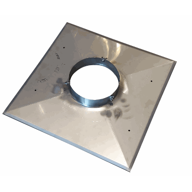 Beslag flat for påmontering av Dragon Selvjust . (Ø200mm)