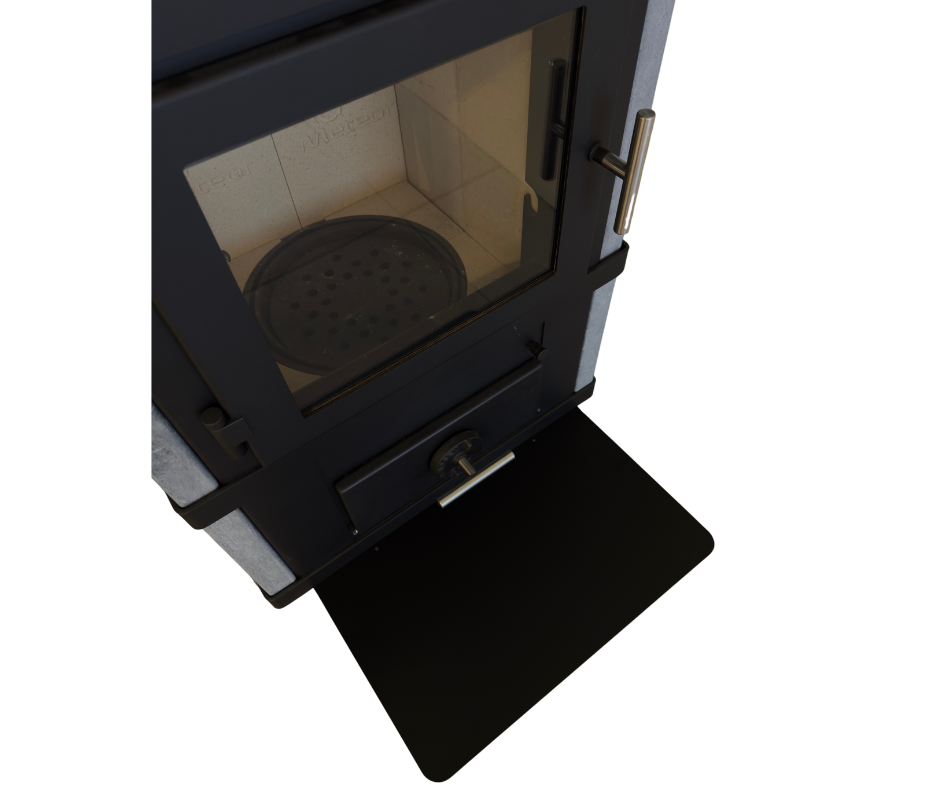 Stålplate 50 x 30 Sort