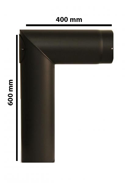 Ø150mm Peisrør D40cm x H60cm todelt m/luke