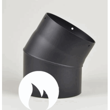 Peisrør Ø130 mm – 45 grader u/Luke