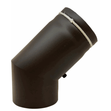 Ø150mm Peisrør 45 grader m/luke