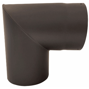 Ø150mm Peisrør 90 grader kne u/ luke todelt