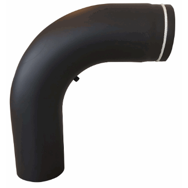 Ø150mm Peisrør D40cm x H50cm buet m/luke