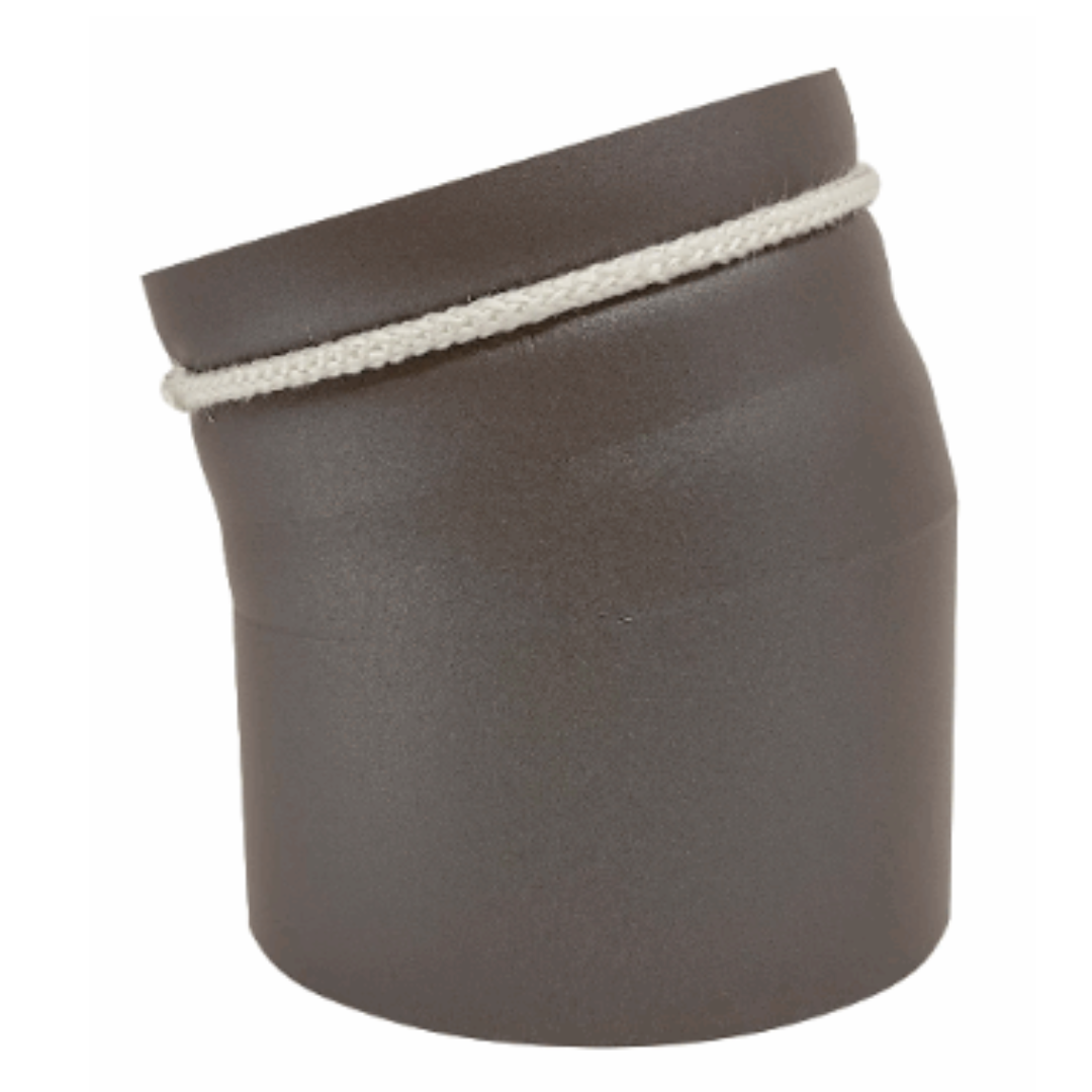 Ø150mm Peisrør Grå 15 grader u/luke