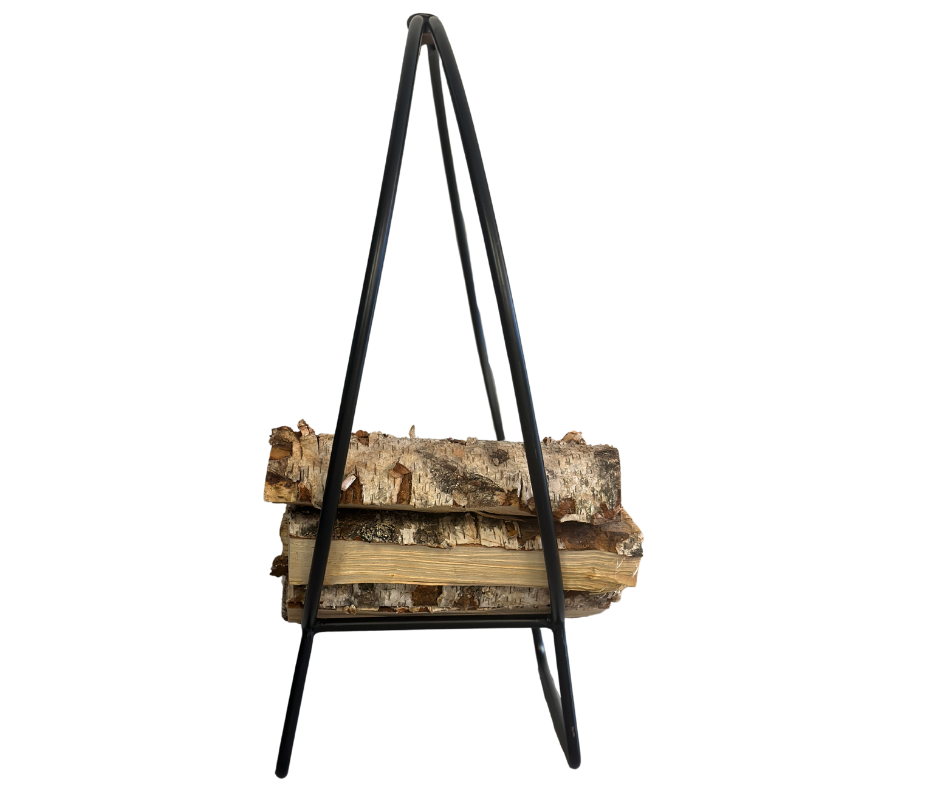 Vedstabler Rund Sort Stor