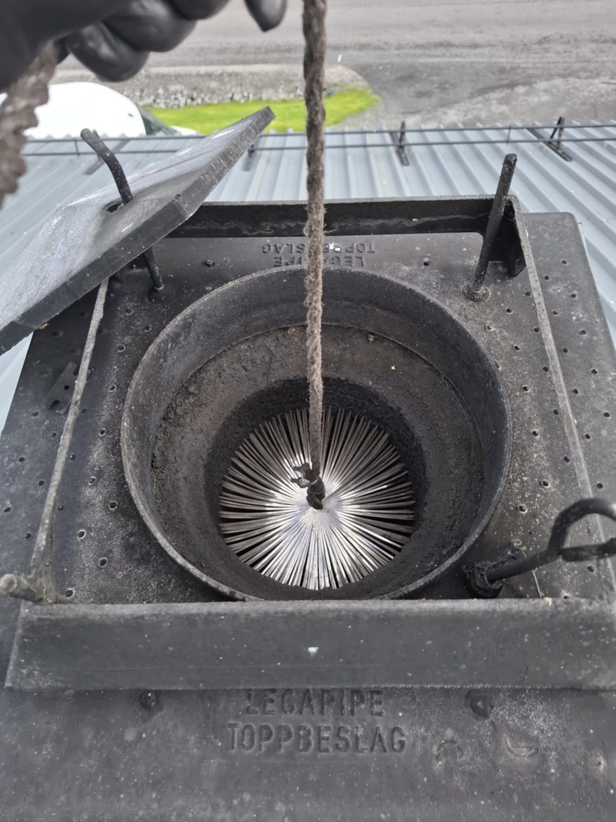 Feiesett til Leca pipe