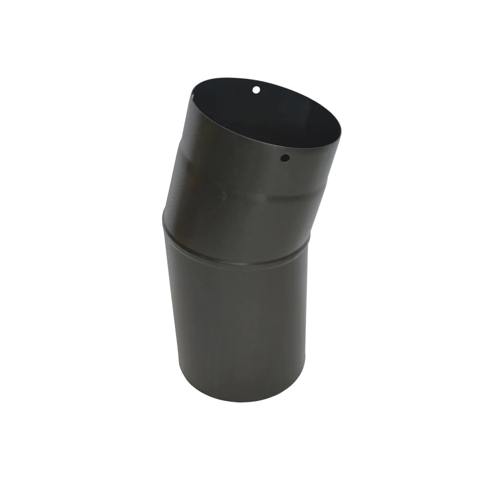 Røykrør Ø130 mm - 15 Grader u/Luke