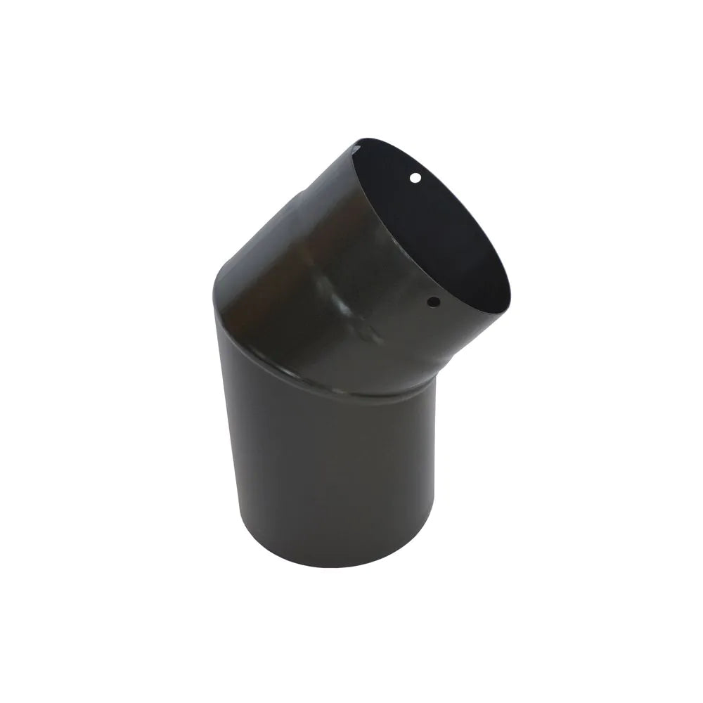 Røykrør Ø130 mm - 45 Grader u/Luke