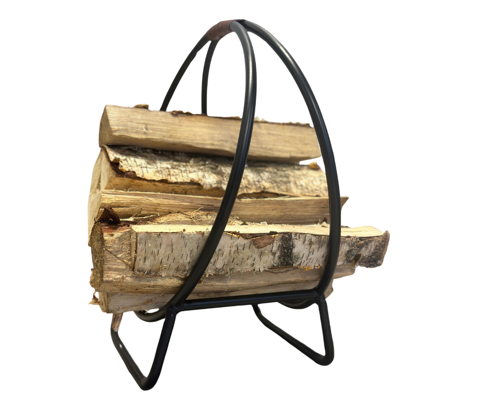 Vedstabler Rund Sort Liten