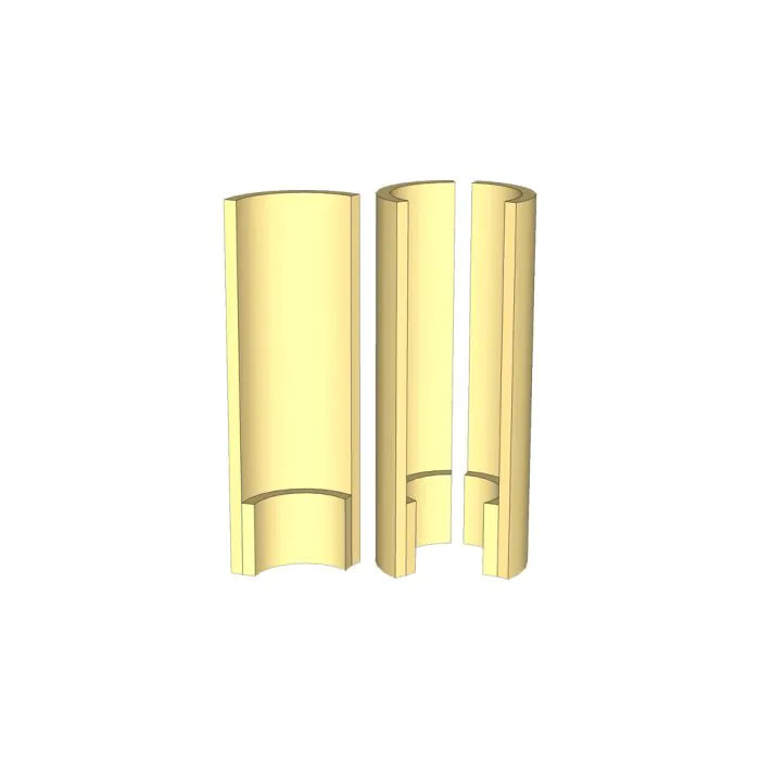 Termisk skålisolering for Modulex 150 / 150AIR Stålpipe. MTS 100