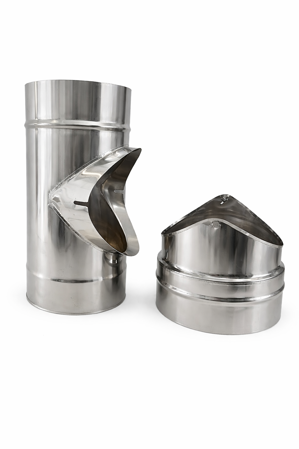 J4 200 Piperehabilitering T-Stykke rustfri stål.