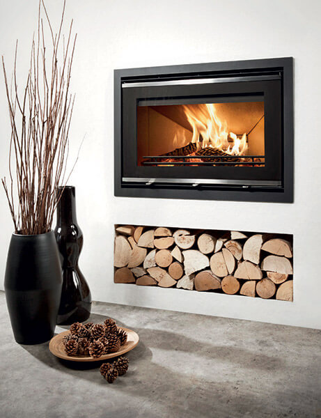 Westfire Uniq 32 Stort glass smal ramme