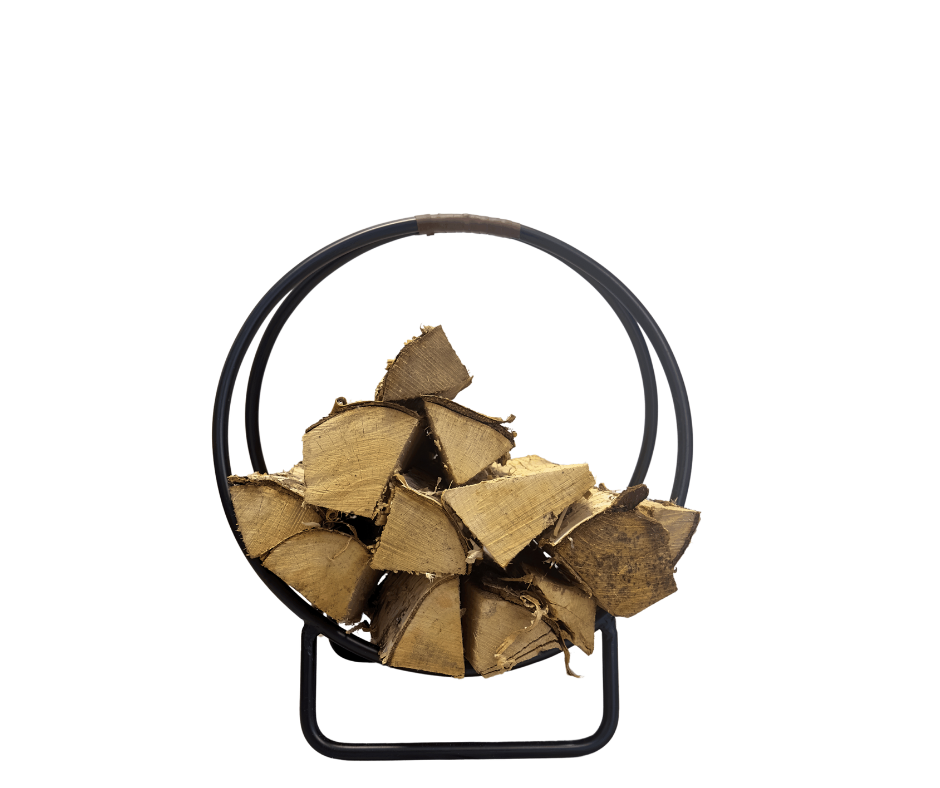 Vedstabler Rund Sort Liten