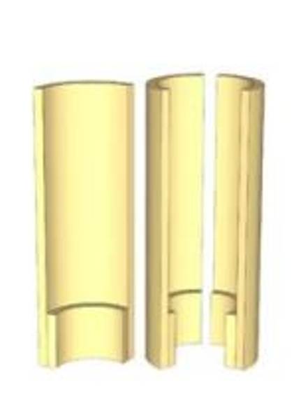 MTS 40 cm 2 sjikt 150-60 Termisk isolering oppsett i 40 cm høyd