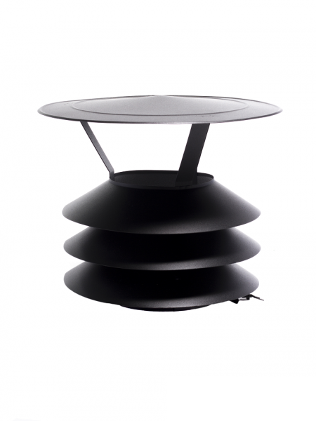 Regnhatt for stålpipe Ø150mm m/ejektorvirkning