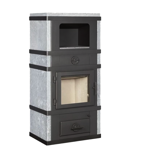 Svendsen 1 Sort med kokeseksjon og klebersten