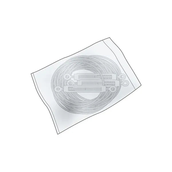 M18A Vajerline med skruesett (for kopling til feks bardunfeste)