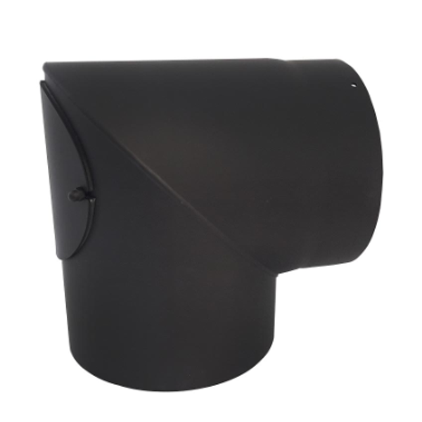 Peisrør Ø200mm 90° m/luke Todelt