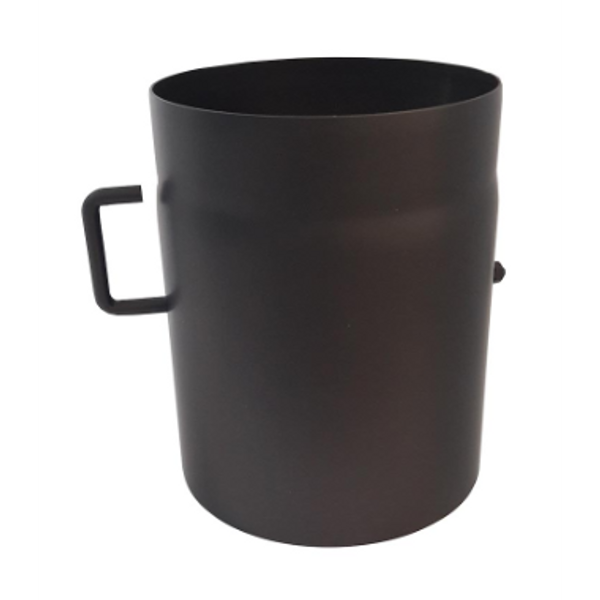 Peisrør Ø200 Rett M/Spjeld 250mm