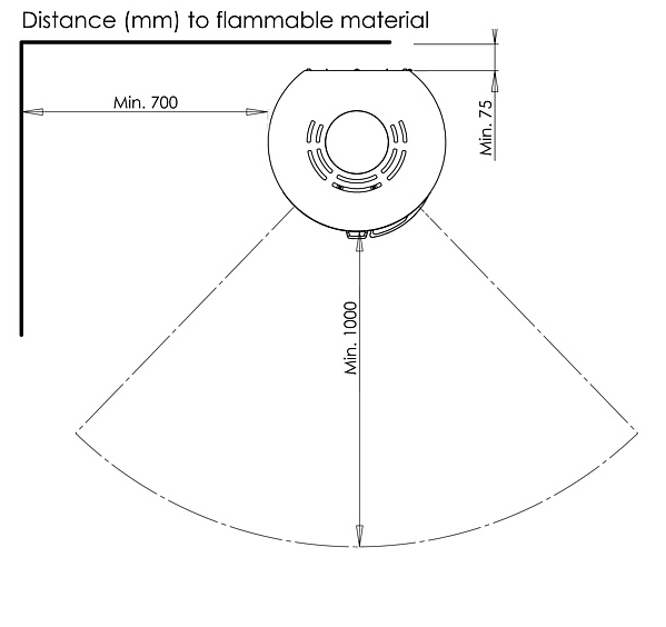 Aduro 9.5 Lux  - Høyde 120cm