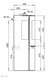 Aduro 9.5 Lux  - Høyde 120cm