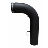 Ø150mm Peisrør  D45cm x H70cm buet m/luke og spjeld