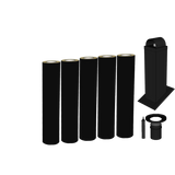 Smartmodul Pipepakke inntil 5,82meter stålpipe Ø130 Modulex