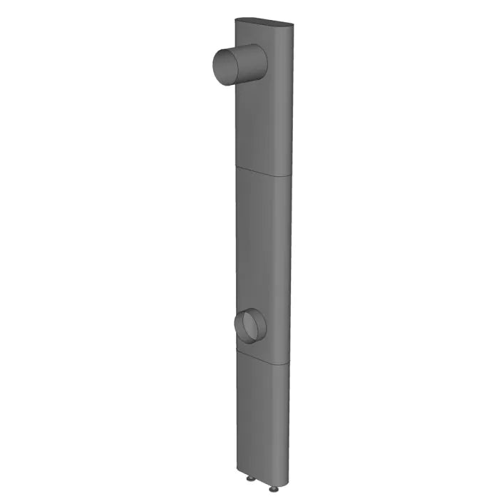 Tilluftskanal for Modulex AIR stålpipe inkl tilbehør. MAC