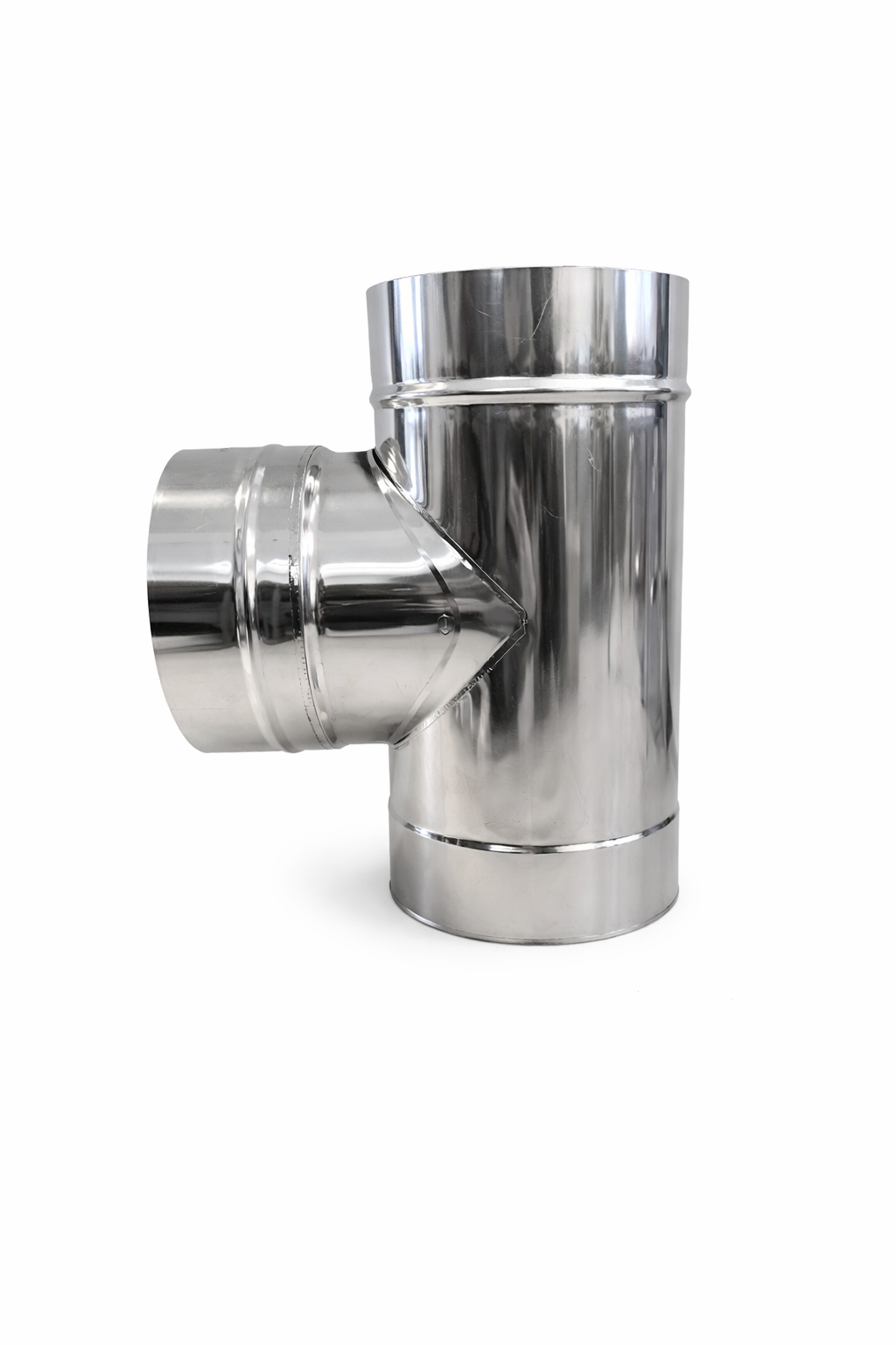 J4 200 Piperehabilitering T-Stykke rustfri stål.