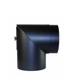 Ø130mm Peisrør 90 grader 2 delt med luke