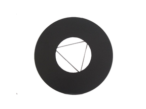 Pyntering sort for Ø150mm bred