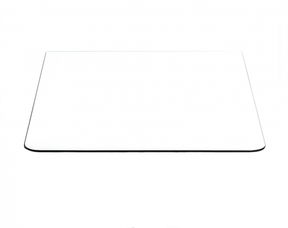 Underlagsplate klart glass B90x D70cm F2