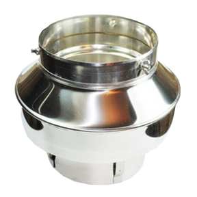 Beslag for stålpipe for påmontering av Dragon  (Ø150mm)