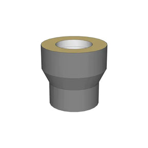 ECC overgang halv - hel iso GRÅ